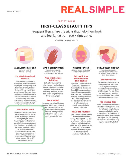 Real Simple Magazine - Go Mouthwash Feature