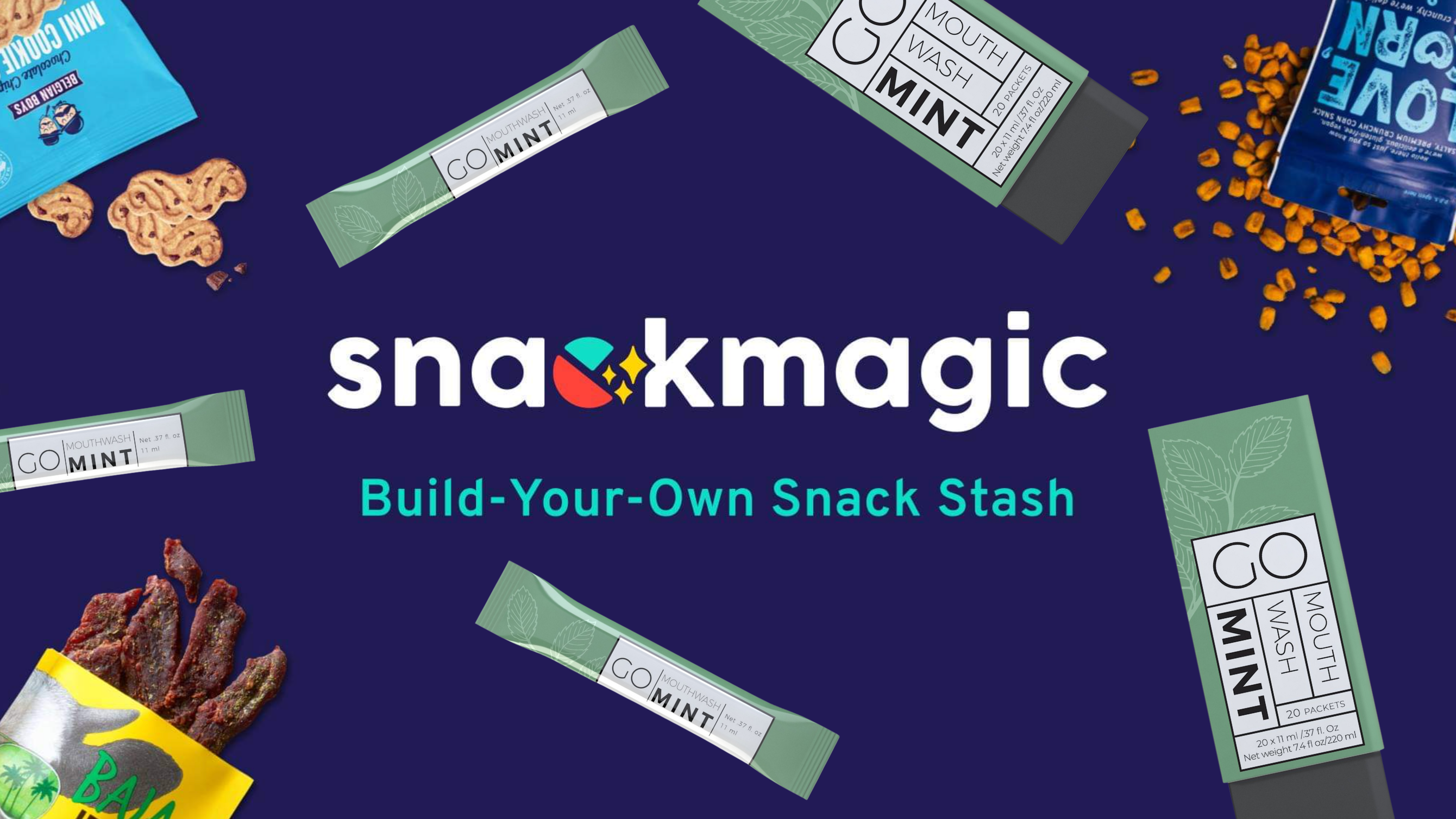 Go Mouthwash Partners with Snack Magic to Take its New Travel Mouthwas