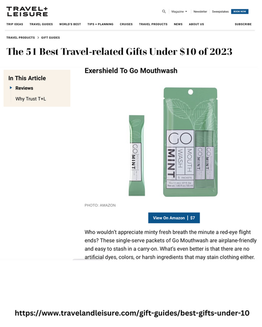 Featured in Travel + Leisure Best Travel Gifts under $10