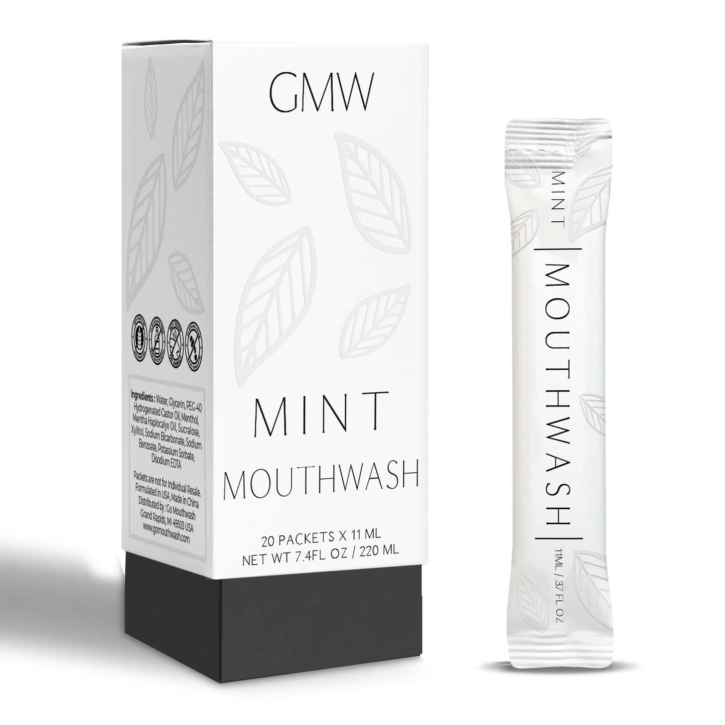 travel mouthwash single packet hotel amenity luxury