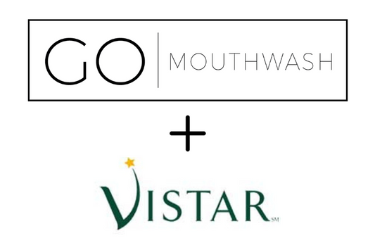 Go Mouthwash partners with Vistar. Single packets of alchohol free travel mouthwash.