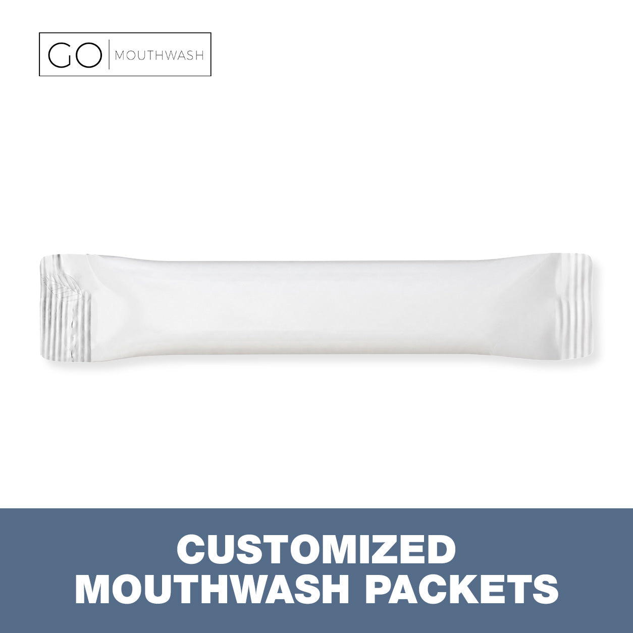 Custom GO Mouthwash Packets